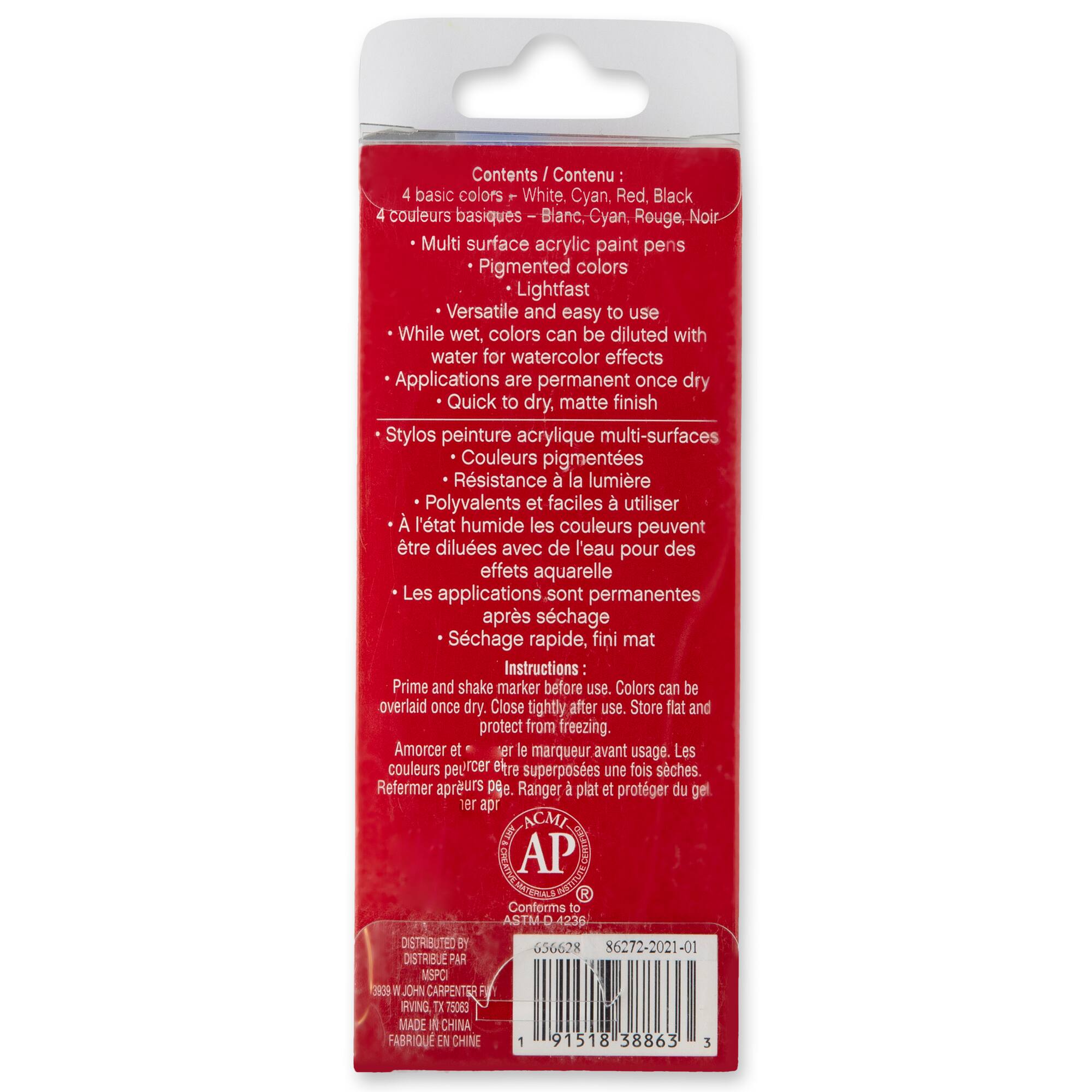 1.2mm Permanent Paint Pens Basic Set by Craft Smart®